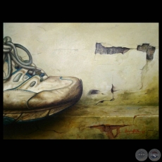 CHAMPIÓN, 2009 - Óleo de EMMANUEL FRETES ROY